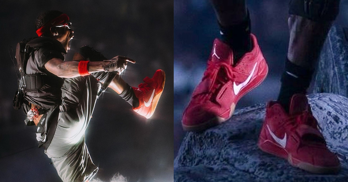 Travis Scott x Nike Jordan Jumpman Jack Red Gum A Sneak Peek